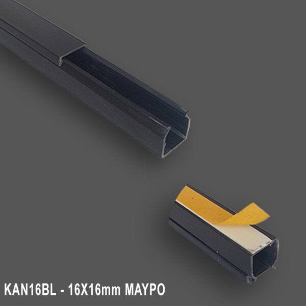 Κανάλι Καλωδίων 16x16mm με Αυτοκόλλητη Ταινία