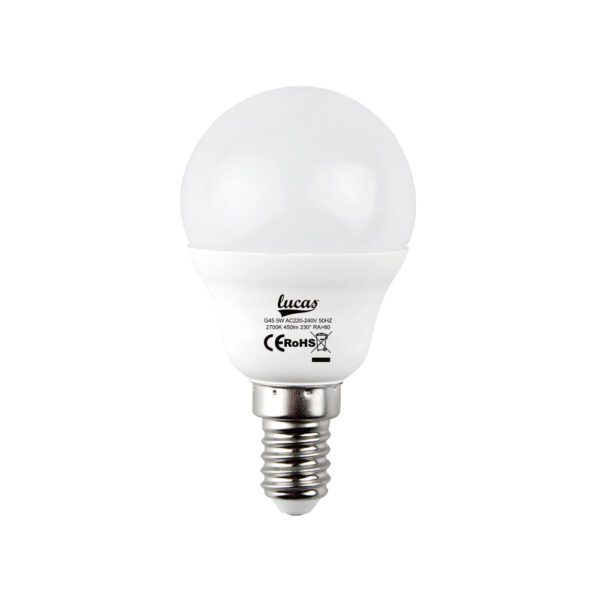 Λαμπτήρας LED G45 E14 5w