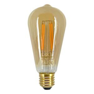 Λαμπτήρας LED ST64 6w τύπου Edison Filament Vintage Dimmable