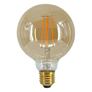 Λαμπτήρας LED G95 τύπου γλόμπος 6w Filament Vintage Dimmable