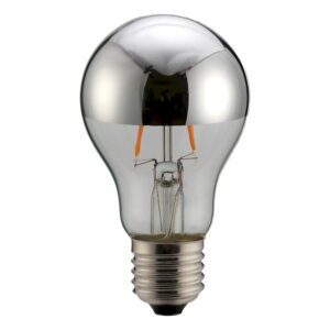 Λαμπτήρας LED E27 A60 6w Silver Mirror Dimmable