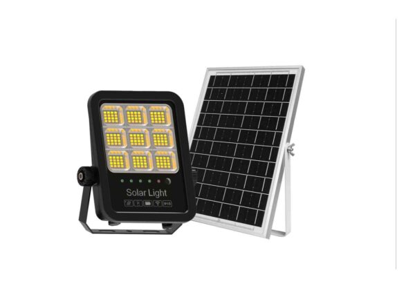 Lucas Προβολέας LED 60W IP65 με φωτοβολταικό, (LG SMD LED)