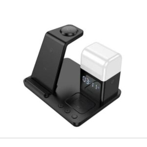 3 σε 1 Ασύρματος Ταχυφορτιστής με Λαμπάκι Νυκτός 15W Hoco