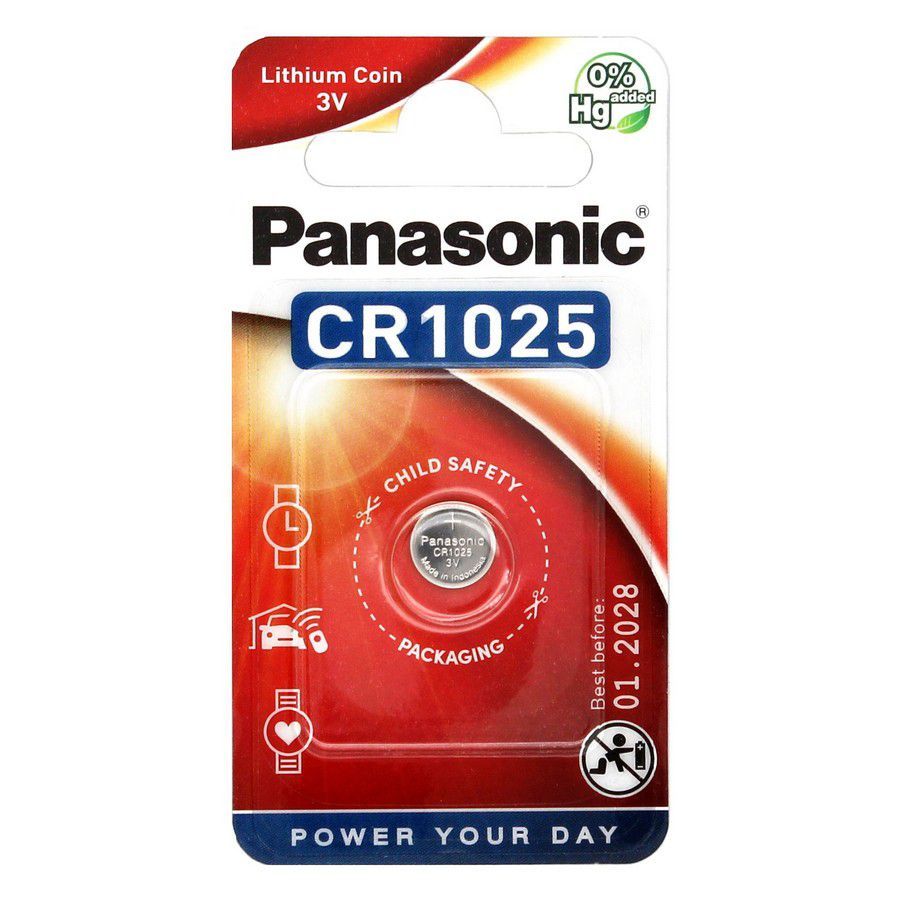 Μπαταρίες Panasonic Lithium 3V CR1025