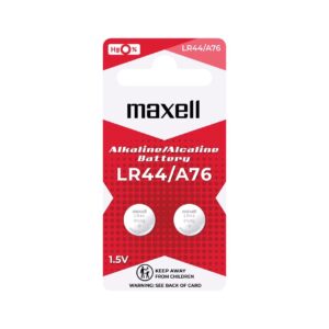 Μπαταρίες LR44/A76 Maxell (2 τεμάχια)