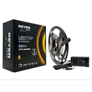 Kit Ταινίας LED 3m 3000K Warmwhite Geyer