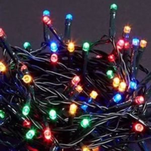 100 Led Λαμπάκια Σε Σειρά Με Πρόγραμμα 8 Λειτουργιών Πολύχρωμα