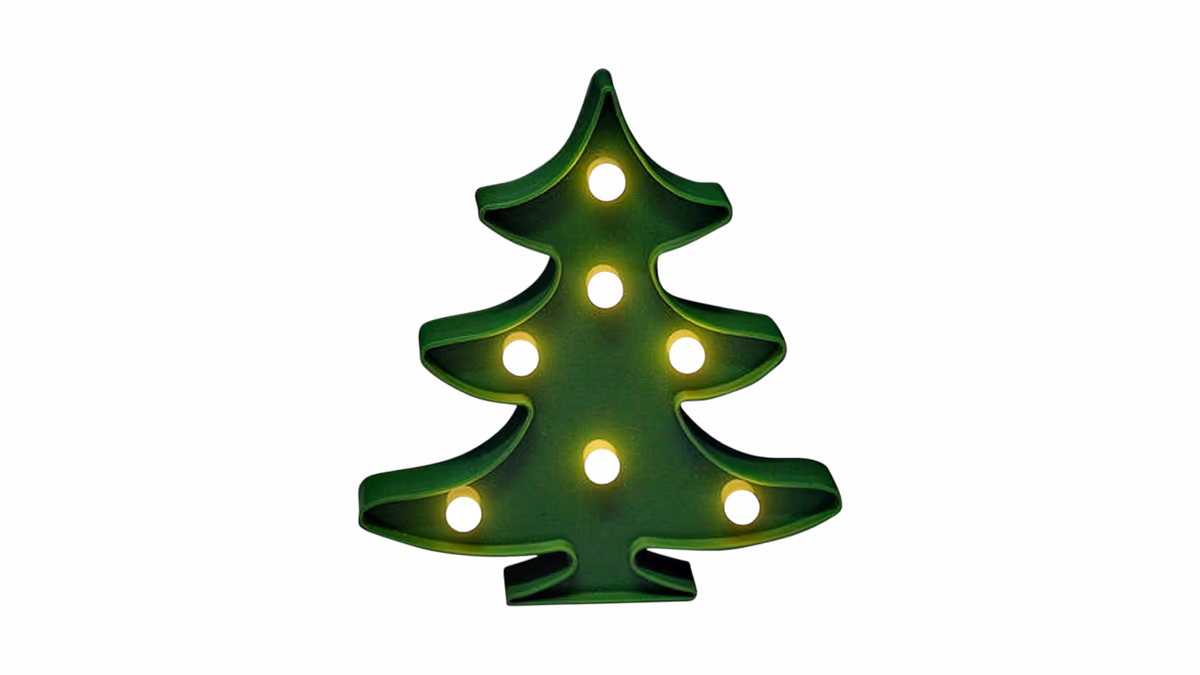 Lucas Χριστουγεννιάτικο δεντράκι πράσινο με μπαταρίες