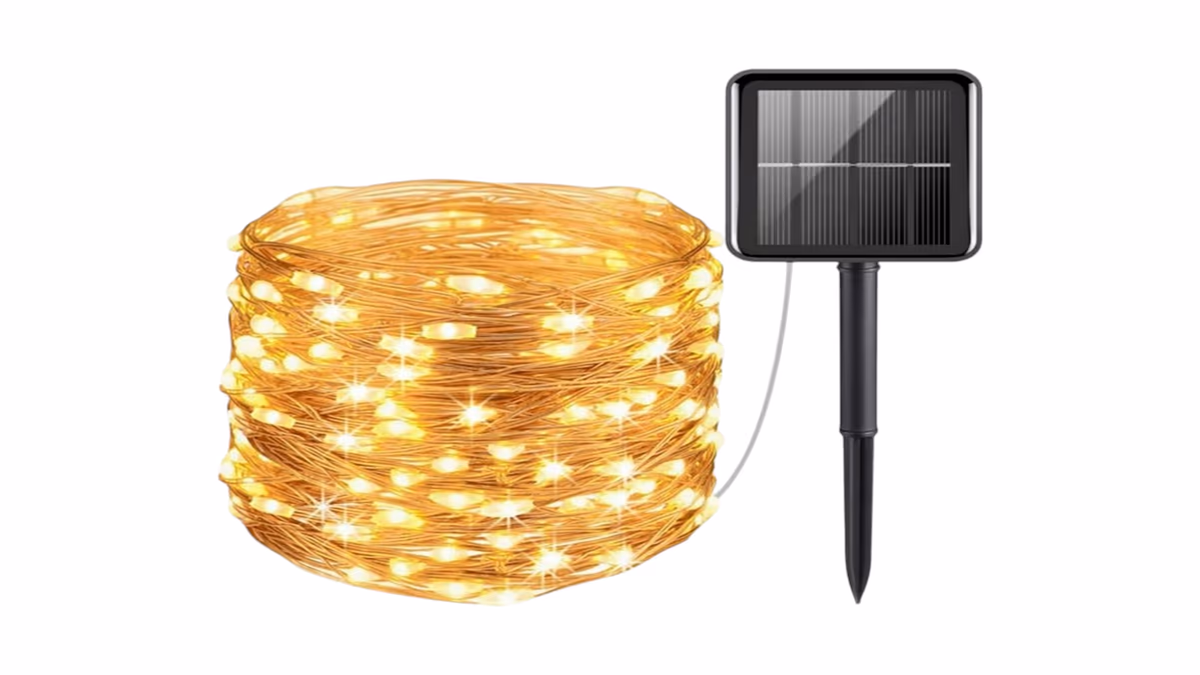 Lucas Led Λαμπάκια Σε Σειρά Με Ηλιακό Συλλέκτη