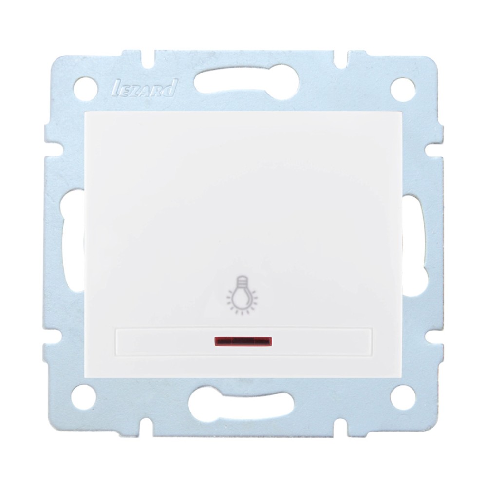 Lezard Μπουτόν Κλιμακοστασίου με λυχνία Mira (Επιλογές Χρωμάτων)