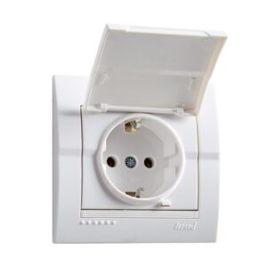 Lezard Πρίζα Σούκο με καπάκι Deriy