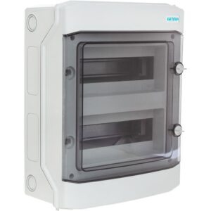 Geyer Πίνακας Επίτοιxος VW 2x12M διάφανη πόρτα IP65