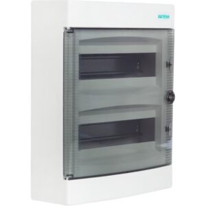 Geyer Πίνακας Επίτοιxος 2x12M διάφανη πόρτα IP40