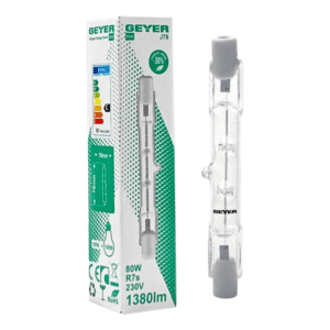 Geyer Λάμπα Αλογόνου R7s 80W 2700Κ 1380lm 230V Dimmable