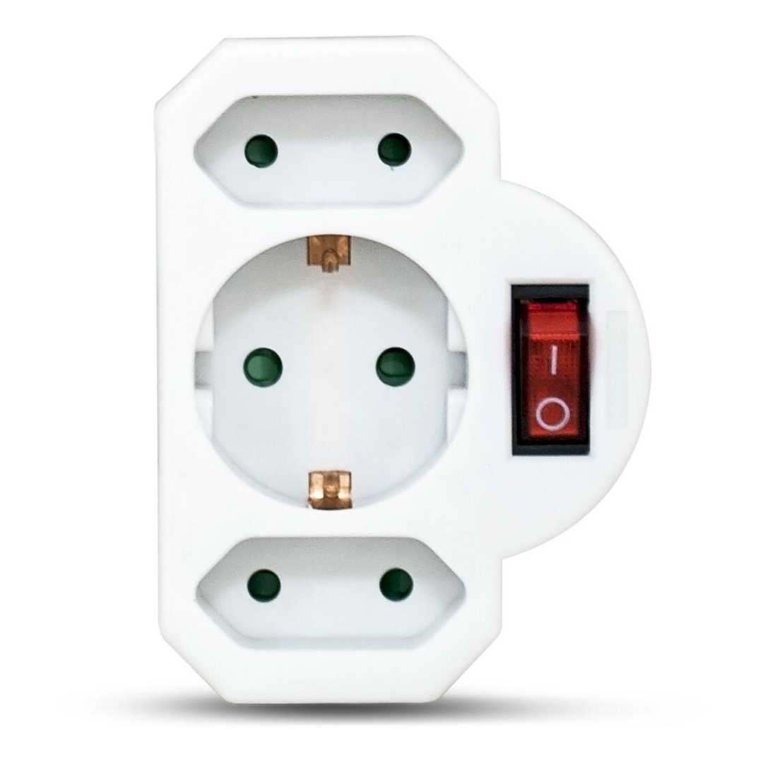 Geyer ταφ Σούκο με 1 σούκο και 2 απλές θέσεις με διακόπτη