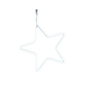 Lucas Χριστουγεννιάτικο Αστέρι Led Ψυχρό Λευκό 30cm