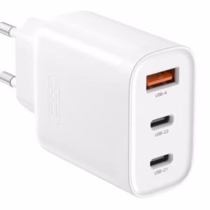 Φορτιστής 1 USB-A  & 2 Type-C 45W XO