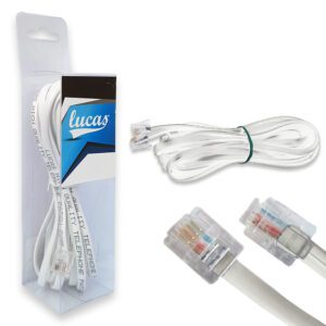 Καλώδιο Τηλεφωνικό 2m Lucas