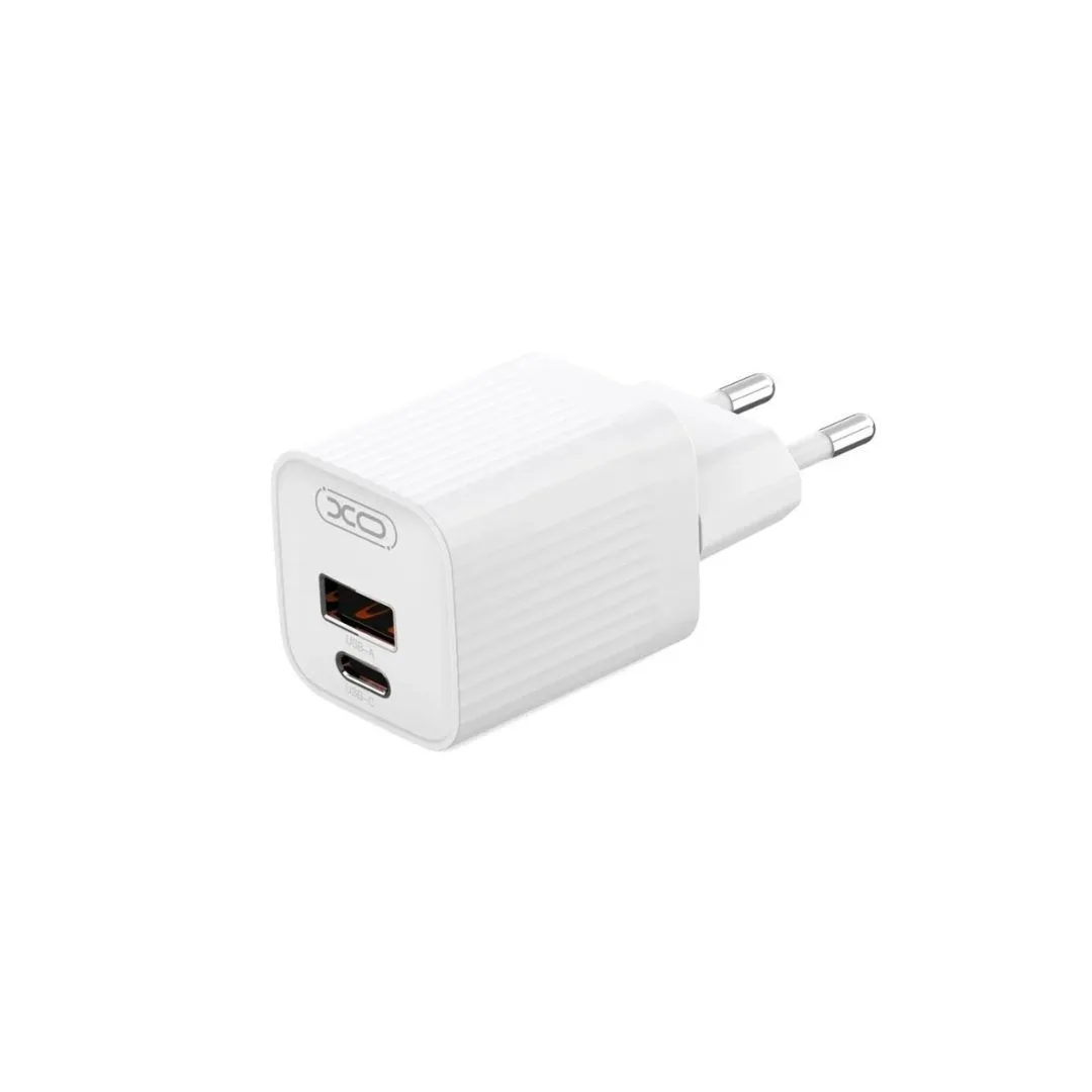 Φορτιστής USB-A & TYPE-C 30W XO
