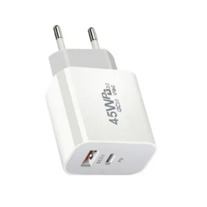 Φορτιστής USB-A & Type-C 45W