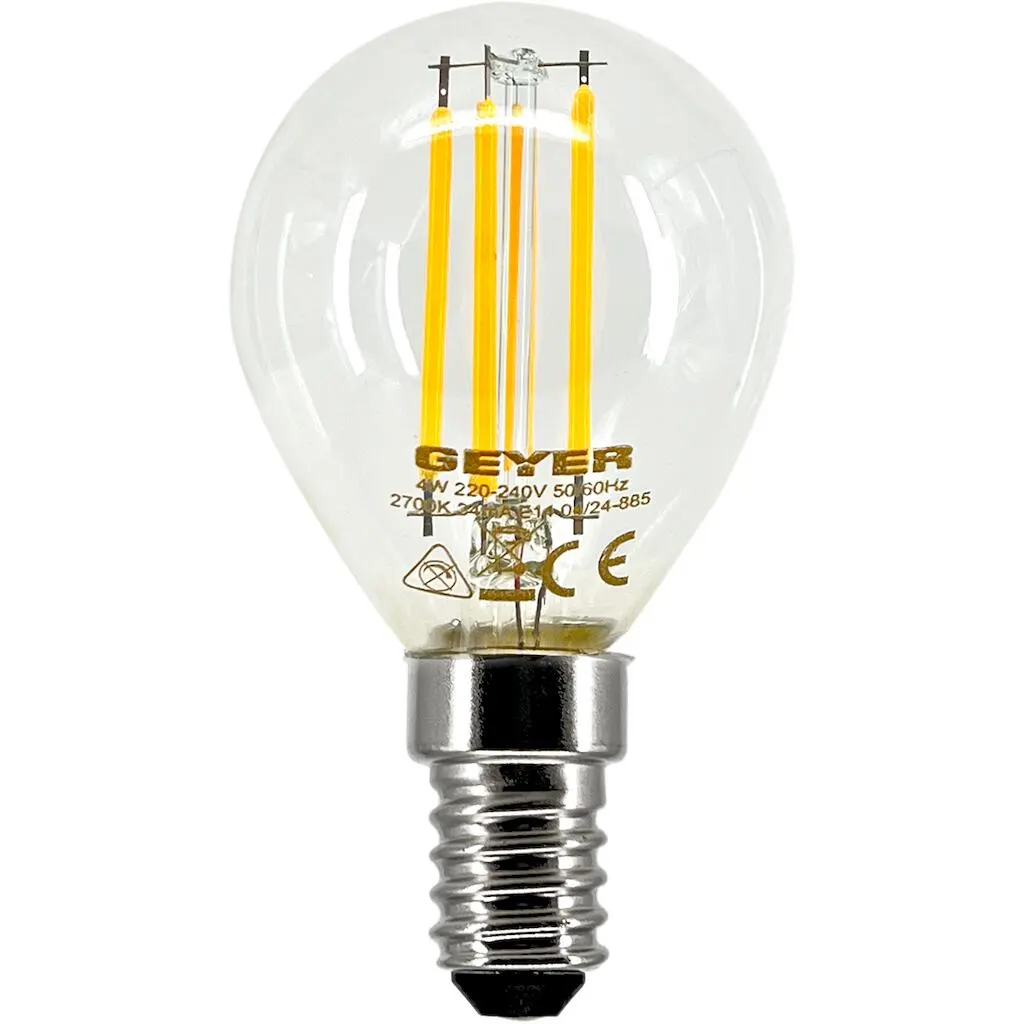 λαμπτήρας LED Filament E14 G45 4W 2700K